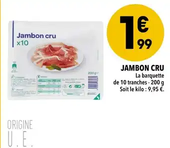 Supeco Jambon Cru offre