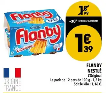 Supeco Flanby Nestlé offre