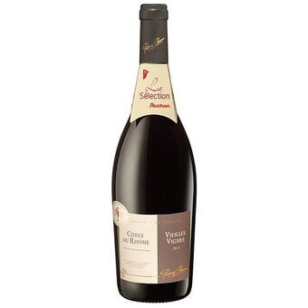 Auchan Supermarché Côtes du rhône aop 2020 offre