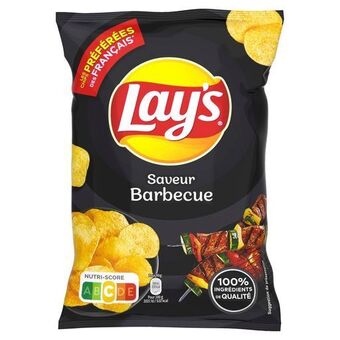 Auchan Supermarché Chips saveur barbecue lay's offre