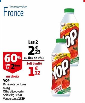 Auchan Supermarché Yop offre