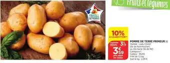 Bi1 Pomme de Terre Primeur offre