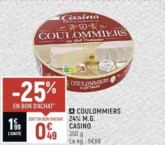 Spar Casino coulommiers 24% m.g. offre