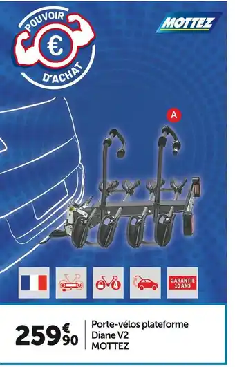 Roady Mottez porte-vélos plateforme diane v2 offre
