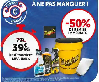 Roady Meguiar’s kit d’entretien* offre