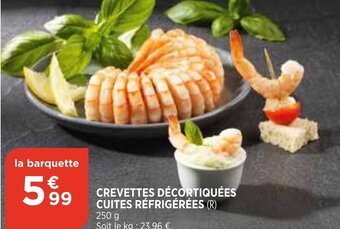 Bi1 Crevettes décortiquées cuites réfrigérées offre