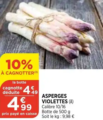 Bi1 Asperges violettes offre