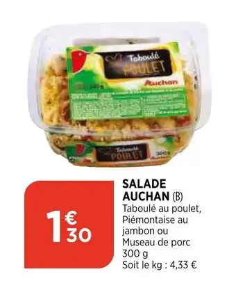 Bi1 Salade auchan offre