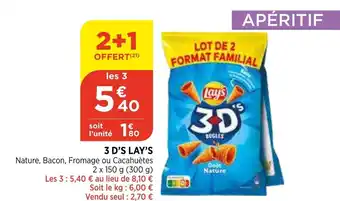 Bi1 3 D's lay's offre
