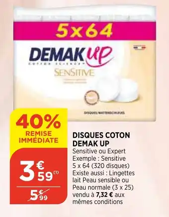 Bi1 Disques coton demak up offre