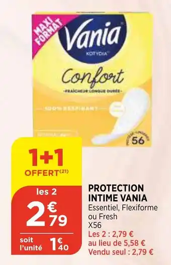 Bi1 Protection intime vania offre