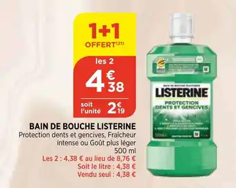 Bain de bouche listerine