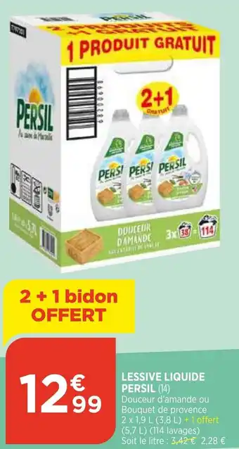 Bi1 Lessive liquide persil offre