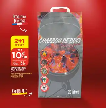 Bi1 Charbon de bois pour barbecue offre