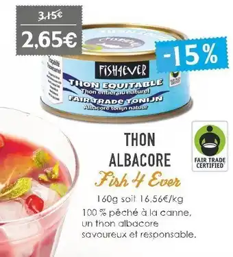 Naturalia Thon albacore offre