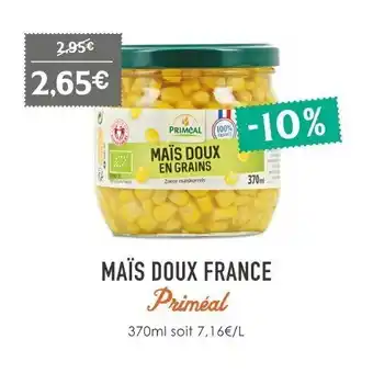 Naturalia Maïs doux france offre