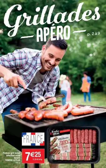 Cora x Carrefour Plateau grill boeuf sélection extra tendre TENDRE & PLUS offre