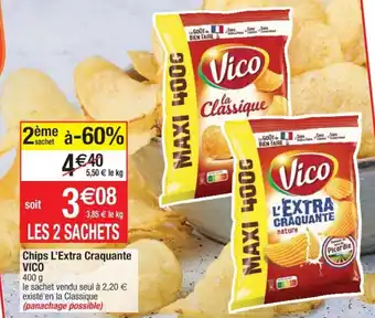 Cora x Carrefour Chips l'extra craquante VICO offre
