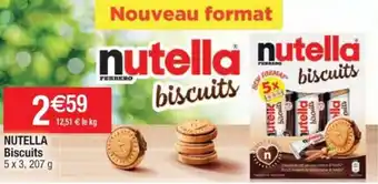 Cora x Carrefour NUTELLA biscuits offre