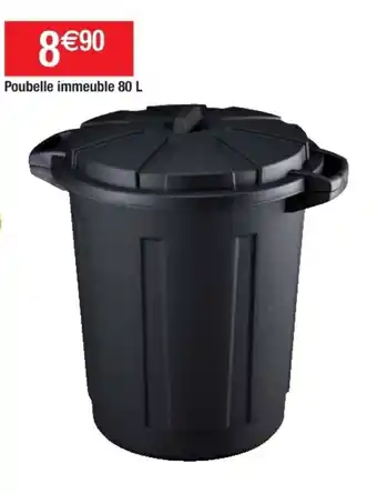 Cora x Carrefour Poubelle immeuble 80 L offre
