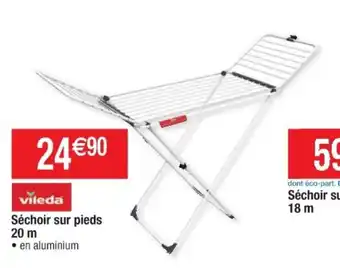 Cora x Carrefour Séchoir sur pieds 20 m offre