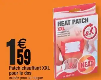 Cora x Carrefour Patch chauffant XXL pour le dos offre