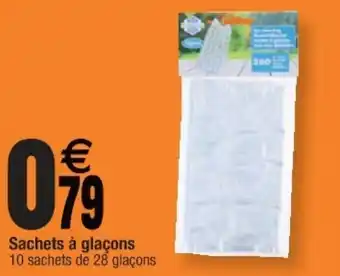 Cora x Carrefour Sachets à glaçons offre