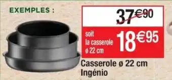 Cora x Carrefour Casserole 22 cm ingénio offre