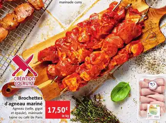 Colruyt Brochettes d'agneau mariné offre