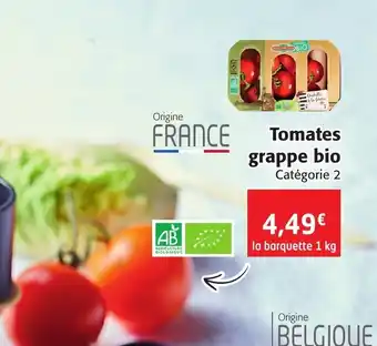 Colruyt Tomates Grappe Bio offre
