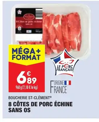 ALDI 8 Côtes de Porn échine Sans Os offre