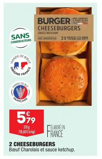 ALDI 2 Cheeseburgers offre