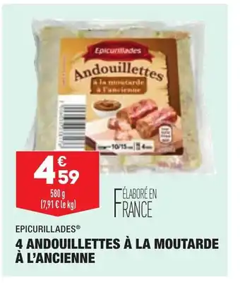 ALDI 4 Andouillettes à La Moutarde à l'Ancienne offre