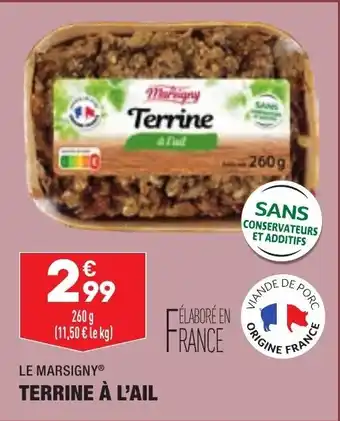 ALDI Terrine à l'Ail offre