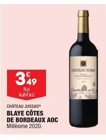 ALDI Blaye Côtes de Bordeaux AOC offre