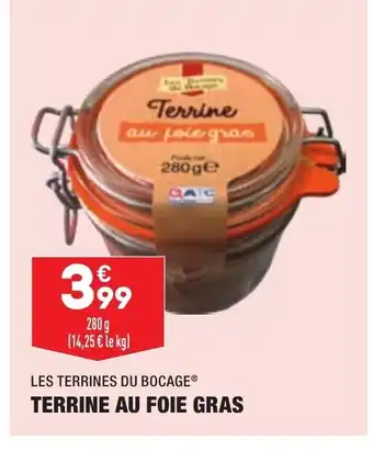 ALDI Terrine Au Foie Gras offre
