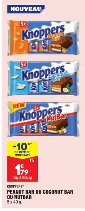 ALDI Peanut Bar Ou Coconut Bar Ou Nutbar offre