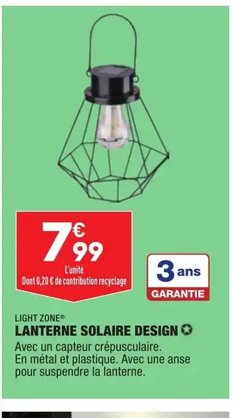 ALDI Lanterne Solaire Design offre