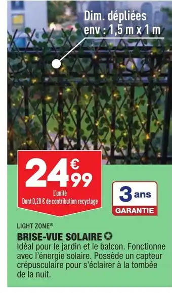 ALDI Brise-Vue Solaire offre