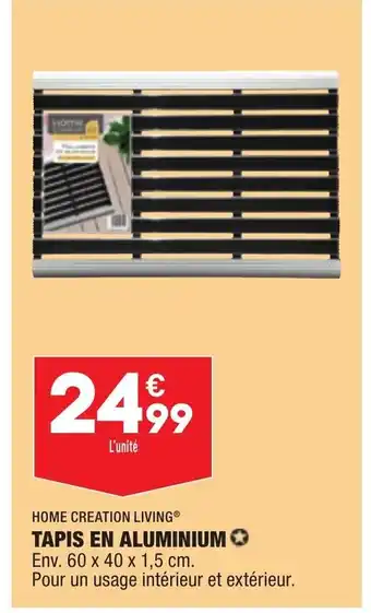 ALDI Tapis En Aluminium offre
