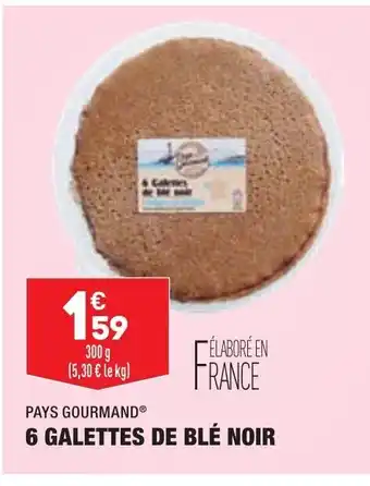 6 Galettes de Blé Noir