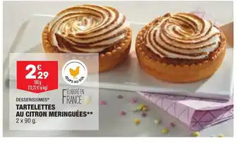ALDI Tartelettes Au Citron Meringuées offre