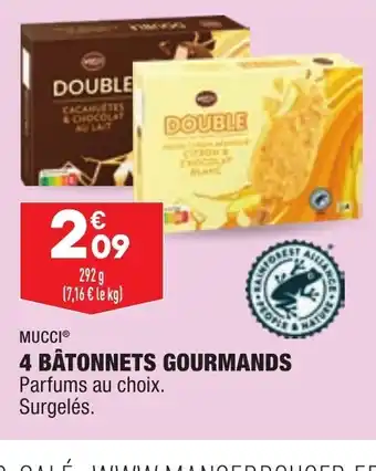 ALDI 4 Bâtonnets Gourmands offre