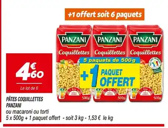 Netto Pâtes Coquillettes Panzani offre