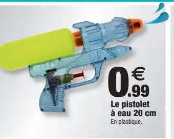 Bazarland Le Pistolet à Eau 20cm offre