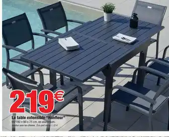 Bazarland La Table Extensible Honfleur offre