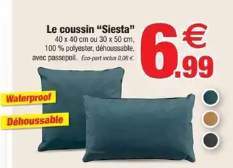 Bazarland Le Coussin Siesta offre