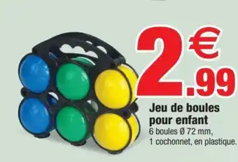 Bazarland Jeu de Boules Pour Enfant offre