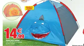 Bazarland Tente Pour Enfant offre