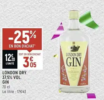 Spar London Dry 37,5% vol. Gin offre
